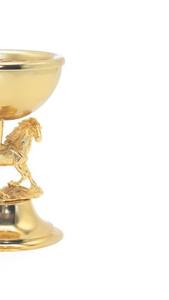 เตาเผาเครื่องหอมรูปม้าชุบทองหรูหรา ตัดด้วยเลเซอร์บนโลหะ สำหรับตกแต่งบ้าน งานแต่งงาน ของประดับตกแต่ง และใช้เป็นของขวัญ - Product Image 4