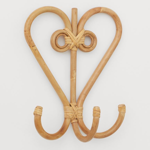 Percheros para ropa, ganchos de pared de ratán, organizador de abrigos multifunción, colgador versátil para niños, colgador de ropa para niños - Product Image 2