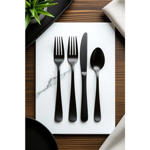 Luxury Rose Gold Cutlery <b>Set</b> Stainless Steel Flatware Spoon Fork Knife Electroplated Tableware Hotel Restaurant <b>Dinnerware</b> <b>Set</b> - Product Image 5