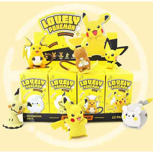 Figuras Pokémon Adorables, Originales, en Caja Sellada de Plástico, 12 por Caja, Inspiradas en la Animación Japonesa - Product Image 1