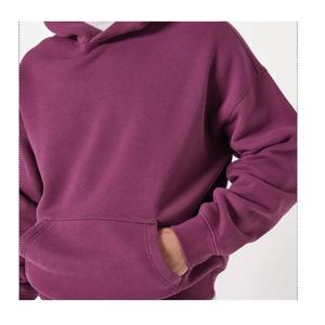 2024 sudaderas con capucha de Hip Hop para hombre de alta calidad, diseño de cremallera de moda superior, ropa de gimnasio para entrenamiento de invierno, técnicas teñidas lisas - Product Image 4