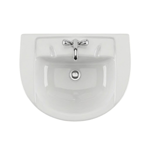 Lavabo Moderno con Pedestal Sany para Baño, Hospital o Apartamento - Product Image 3