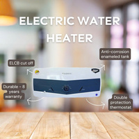 Chauffe-eau électrique numérique Daria 30 litres, design moderne, à prix abordable, contrôle par application, garantie 5 ans, pour usage domestique et hôtelier