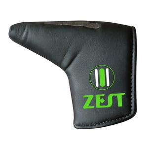 Housse de tête de putter en cuir PU à fermeture magnétique, personnalisable avec logo brodé ou vierge, pour clubs de golf haut de gamme, modèle OEM/ODM - Product Image 1