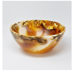 Bol de service en résine d'une seule pièce de conception unique et nouveau, plaqué couleur, taille personnalisée, poli durable, extrêmement rentable - Product Image 1