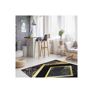 พรมกระเบื้องสีทองคลาสสิกพรมพิมพ์ลายดิจิตอลพรมโพลีเอสเตอร์สำหรับทางเข้าห้องนั่งเล่นห้องนอนของขวัญวัยรุ่นสไตล์ห้องโถงสี่เหลี่ยมผืนผ้า - Product Image 2