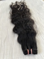 Extensions de Cheveux Indiens Naturels Ondulés Bruts, Lots de Cheveux Vierges Non Traités à 100%, Tissage à Cuticules Alignées, Double Trame, Vente en Gros
