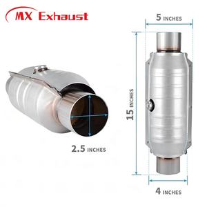 MX egzoz otomobil parçaları doğrudan Fit yedek katalitik konvertör evrensel tipi egzoz emisyon kontrolü - Product Image 3