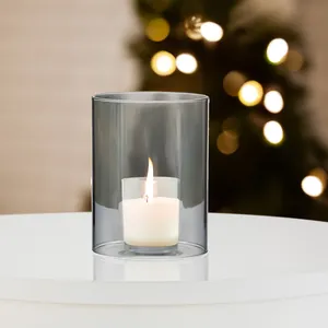 HST4708 - Tubo de Chimenea Transparente para Velas Tipo Huracán [Sin Base] - 4.7 x 8 - Product Image 6