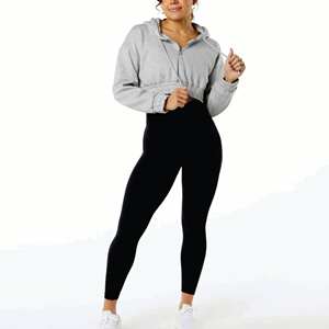 Pull à col roulé demi-fermeture éclair surdimensionné pour femmes sweats à capuche à manches longues imprimés motifs brodés automne hiver sweats d'extérieur - Product Image 2