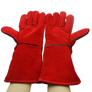 Gants de conducteur de travail pour hommes en cuir de vachette fendu en cuir de vache de haute qualité gants de travail de sécurité de la construction industrielle - Product Image 3