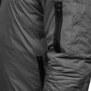 Chaqueta de Bombardero a prueba de viento para hombre, ropa de calle, chaqueta de bombardero informal en blanco para hombre, chaqueta de bombardero con cremallera para hombre y mujer - Product Image 6