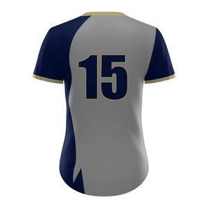 Grosir seragam bisbol lengan pendek harga kustom 100% poliester pakaian olahraga kualitas tinggi dewasa uniseks seragam bisbol 2024 - Product Image 5