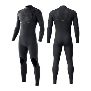 Tùy Chỉnh Mens 4/3Mm Zip Miễn Phí <span class=keywords><strong>Neoprene</strong></span> Wetsuit Lụa Màn Hình In Ấn 3Mm 5Mm 7Mm Độ Dày Màu Đen Đá Vôi Lướt Sóng Phù Hợp Với - Product Image 1