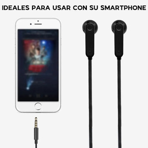 Écouteurs intra-auriculaires filaires pour téléphones portables avec microphone mains libres - Couleurs assorties - Product Image 2