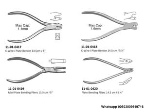 Alicates ortopédicos Dobladores Instrumentos de varilla Acero inoxidable Pakistán Maher Instrumentos quirúrgicos - Product Image 5