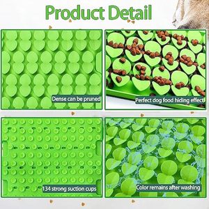 Wholesale Silicone Pet Licking Pad BPA Free Non Slip Slow <b>Feeder</b> Dishwasher Safe Stress Relief Feeding Mat for Dogs and <b>Cats</b> - Product Image 6