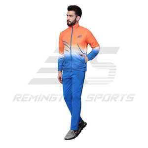 Survêtement respirant à manches longues Sublimation pour hommes Logo personnalisé imprimé pour hommes vêtements de sport en gros Sublimation Survêtement f - Product Image 5