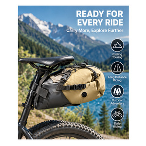 <span class=keywords><strong>Borsa</strong></span> Impermeabile per Bicicletta 16L, Grande Capacità, Leggera, per Ciclismo e Touring - Product Image 2