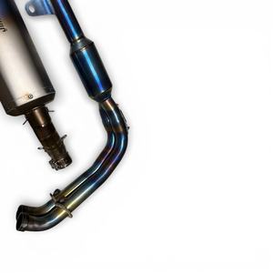 For Complete Aftermarket Stainless Steel Motorcycle Exhaust System for 450 MT 51mm Adapter <b>Boxed</b> Used - Product Image 4