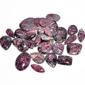 Cabujón de eudialita Natural de alta calidad, piedras preciosas sueltas semipreciosas lisas hechas a mano para joyería curativa, precio al por mayor - Product Image 3