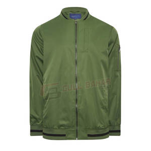 Chaqueta bomber de moda para hombre con forro acolchado y cuello alto para clima frío - Product Image 1
