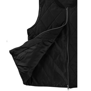 Chaqueta con cremallera reflectante impermeable de otoño Logotipo bordado personalizado Logotipo de color acolchado y personalizable - Product Image 3