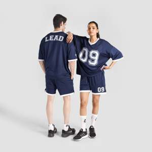 Ensemble de maillot de football pour jeunes, bleu marine, respirant, en polyester, haut et pantalon avec sublimation et numéro imprimé, taille XL, équipement sportif de haute qualité - Product Image 1