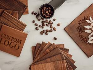 Posavasos de nogal de alta calidad hechos a mano de La India a la venta a granel Posavasos de madera al por mayor - Product Image 4