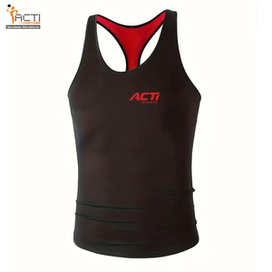 Camiseta sin mangas de alta calidad Low Moq para hombre, ropa deportiva ajustada, camiseta sin mangas para gimnasio para hombre, camisetas sin mangas para gimnasio - Product Image 2