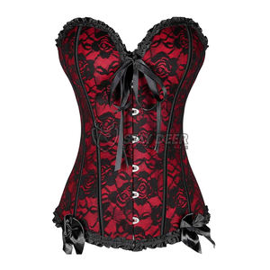 Corset gothique steampunk pour femmes, haut de mode victorien à lacets - Product Image 1