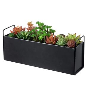 Stainless Steel Planter Box <b>Extra</b> <b>Large</b> Rectangle Indoor Tree Planter, <b>Plant</b> <b>Pot</b> Flower <b>Pot</b> Containers - Product Image 6