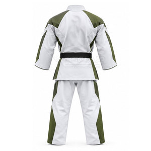Uniforme de Karate de Algodón, Ropa de Entrenamiento de Corte Recto, Uniforme al por Mayor para Prácticas Escolares de Artes Marciales - Product Image 4