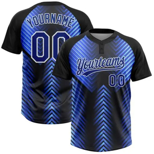 2025 professionnel col en V Softball maillots en gros Logo personnalisé chemises pour hommes femmes jeunes doux respirant équipes tournois - Product Image 3
