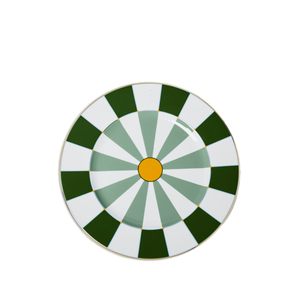 Élégante assiette argentée écologique avec bordure en relief pour décor de table de restaurant élégant et mariages élégants - Product Image 1