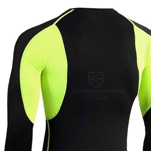 Conjunto de Camiseta Deportiva Ligera de Corte Regular para Hombre, Transpirable, Informal para Invierno, Color Sólido, Diseño 2 en 1 de Alta Calidad - Product Image 6