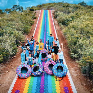 Nuevo Modelo de Parque de Atracciones al Aire Libre, Tobogán con Pista Especial, Tobogán Arcoíris para Niños y Adultos - Product Image 6