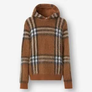 Sweat à capuche en mohair de haute qualité avec personnalisation, sweat à capuche en mohair pour homme, surdimensionné, épais, en laine mélangée, à rayures, tricoté - Product Image 4