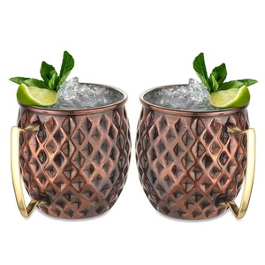 Taza de mula de Moscú chapada en cobre clásica, taza de jarra de cerveza, venta al por mayor, alta calidad, más vendida - Product Image 3