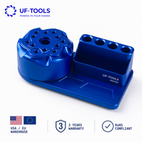 Organisateur d'outils de réparation de téléphones portables professionnel, boîte de rangement rotative en ABS monobloc avec base magnétique puissante