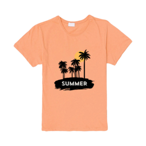 Camiseta de Algodón de Manga Corta con Hombros Descubiertos para Mujer, Tejido de Punto, Color Sólido, Fácil de Usar, Transpirable, Impresión Digital, Colores Personalizados, Estilo Casual - Product Image 1