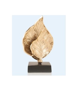 Venta caliente elegante escultura de aluminio fundido de lujo de Metal pulido adornos de decoración del hogar a precio mayorista - Product Image 4