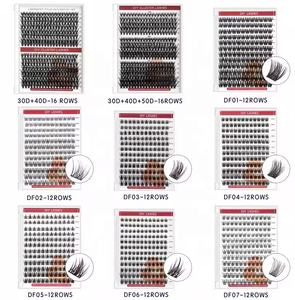 プリカットDiyクラスターラッシュ12mm 14mm残酷フリー細いバンドOEM ODM 3Dクラスターラッシュ - Product Image 2
