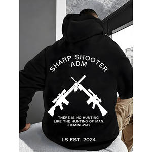 Pull-over de loisirs d'automne/hiver pour hommes, tricots et sweatshirts standard d'une couleur fabriqués en Chine - Product Image 1