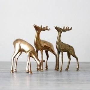 Artisanat rennes tailles personnalisées en fonte d'aluminium argent renne Sculpture événement fournitures articles cadeaux renne de noël pour 2025 - Product Image 3