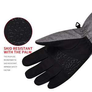 Full Split Finger Warm Mejor calidad Snowboard Pantalla táctil Guantes de esquí - Product Image 5