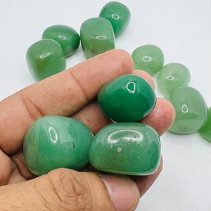 Aventurina verde piedras caídas curación Natural piedra tallada cristal pulido Feng Shui Chakra piedra preciosa al por mayor a granel - Product Image 2