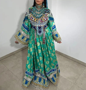 Fabricación de Ropa Afgana Personalizada, Vestido Kuchi Vintage, Ropa Étnica, Ropa Afgana, Vestido Kuchi Estilo Gitano - Product Image 3