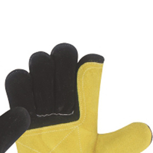 Gants en cuir à double paume pour usage industriel Gants de gréement avec paume renforcée pour l'adhérence et la sécurité Gants de travail - Product Image 2