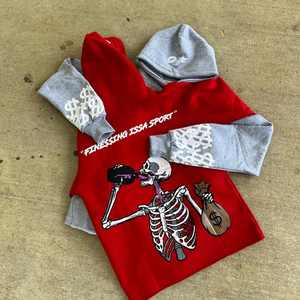 ผู้ผลิตเสื้อฮู้ดดี้แบบดรอปโชลเดอร์สั่งทำได้ จำนวนมาก ทันสมัย ทรงหลวม สวมใส่สบาย เหมาะสำหรับแฟชั่นลำลองและสตรีทแวร์ - Product Image 2